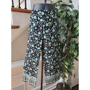 Harold's Floral Casual High Rise Straight Pant